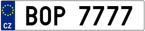 Truck License Plate